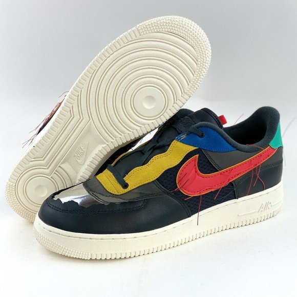 Nike Air Force 1 Black History Month Men's Size 8 Shoes 2020 Red - Picture 3 of 12